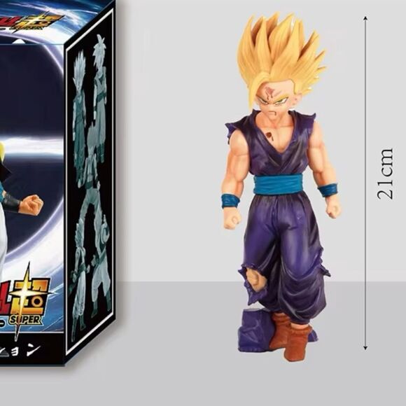 New The Son Goku Super Saiyan Action Figure Anime Dragon Ball Sealed W/Box - Picture 2 of 4